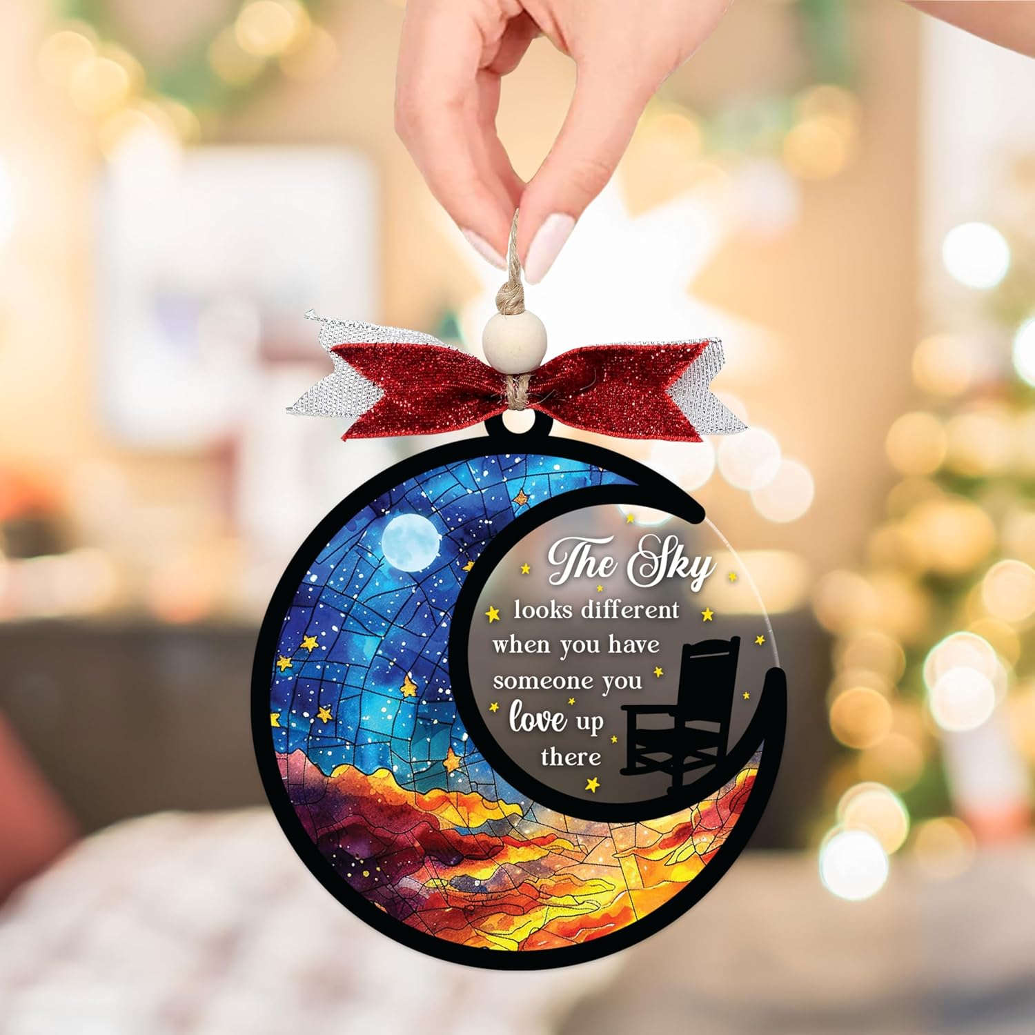 HONOCOOLS H49 Memorial Christmas Ornament - Sympathy Gift for Loss of Loved One