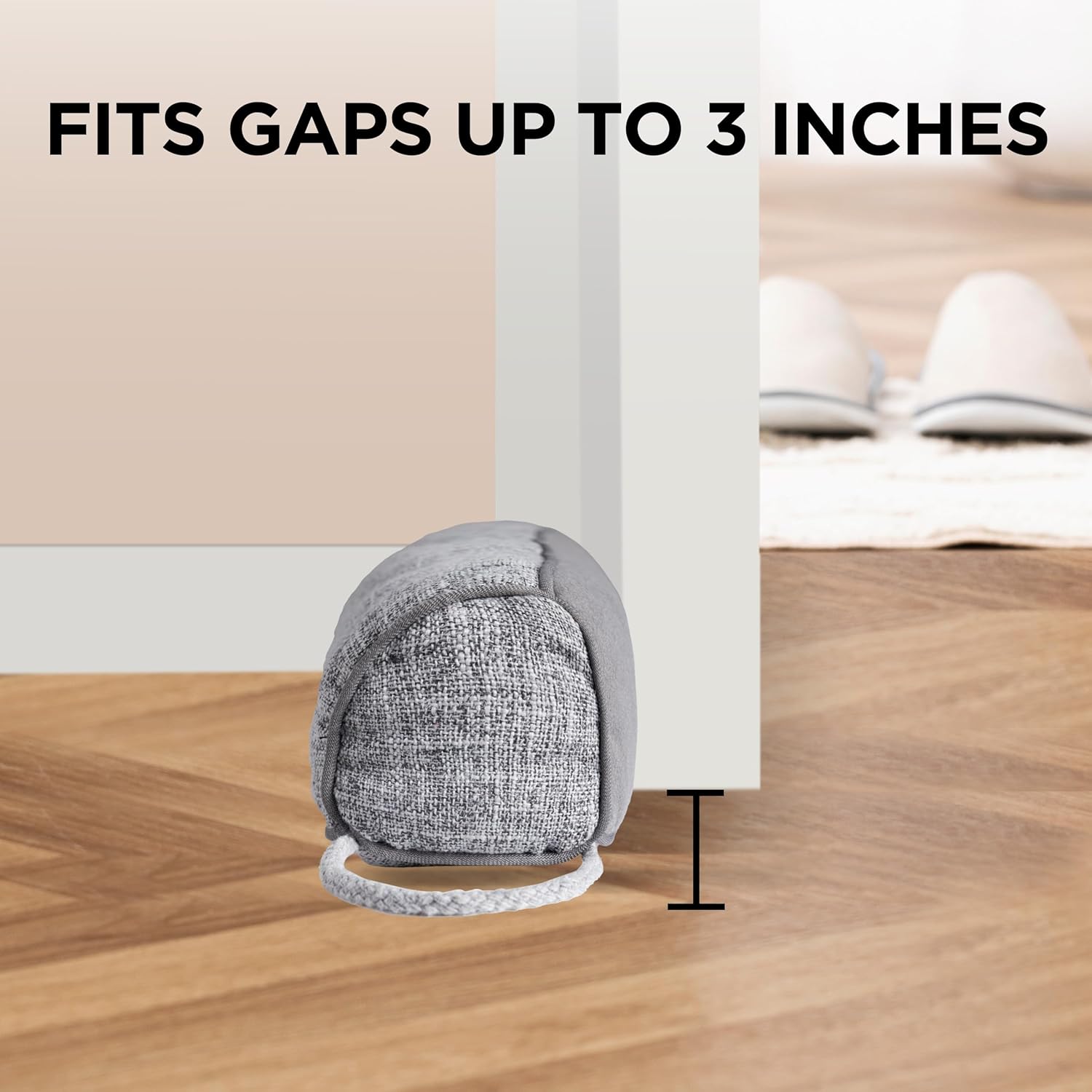 Habibee 36 Inch Door Draft Stopper Gray