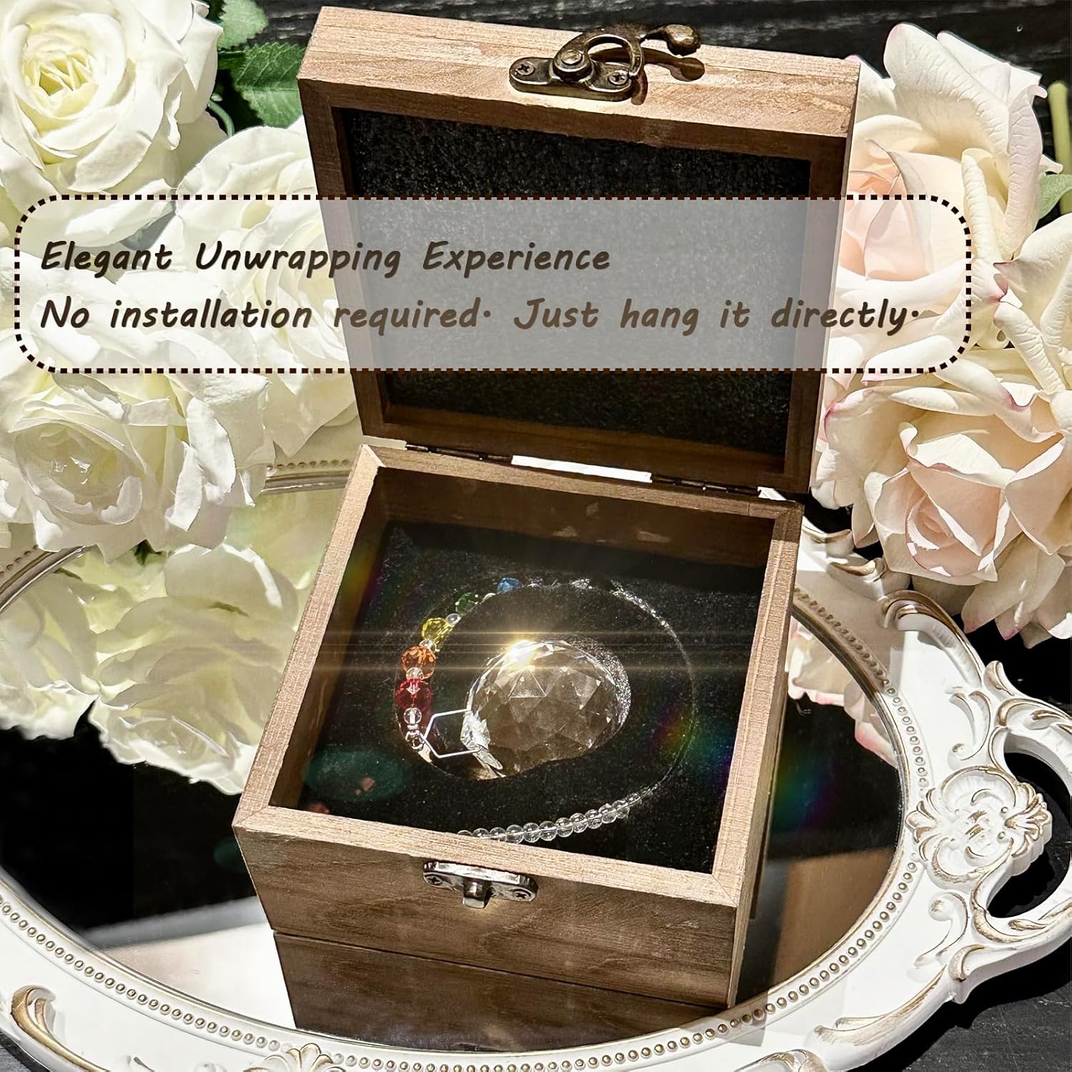 Vintacicle Decorative Hanging Ornament with Memory Box