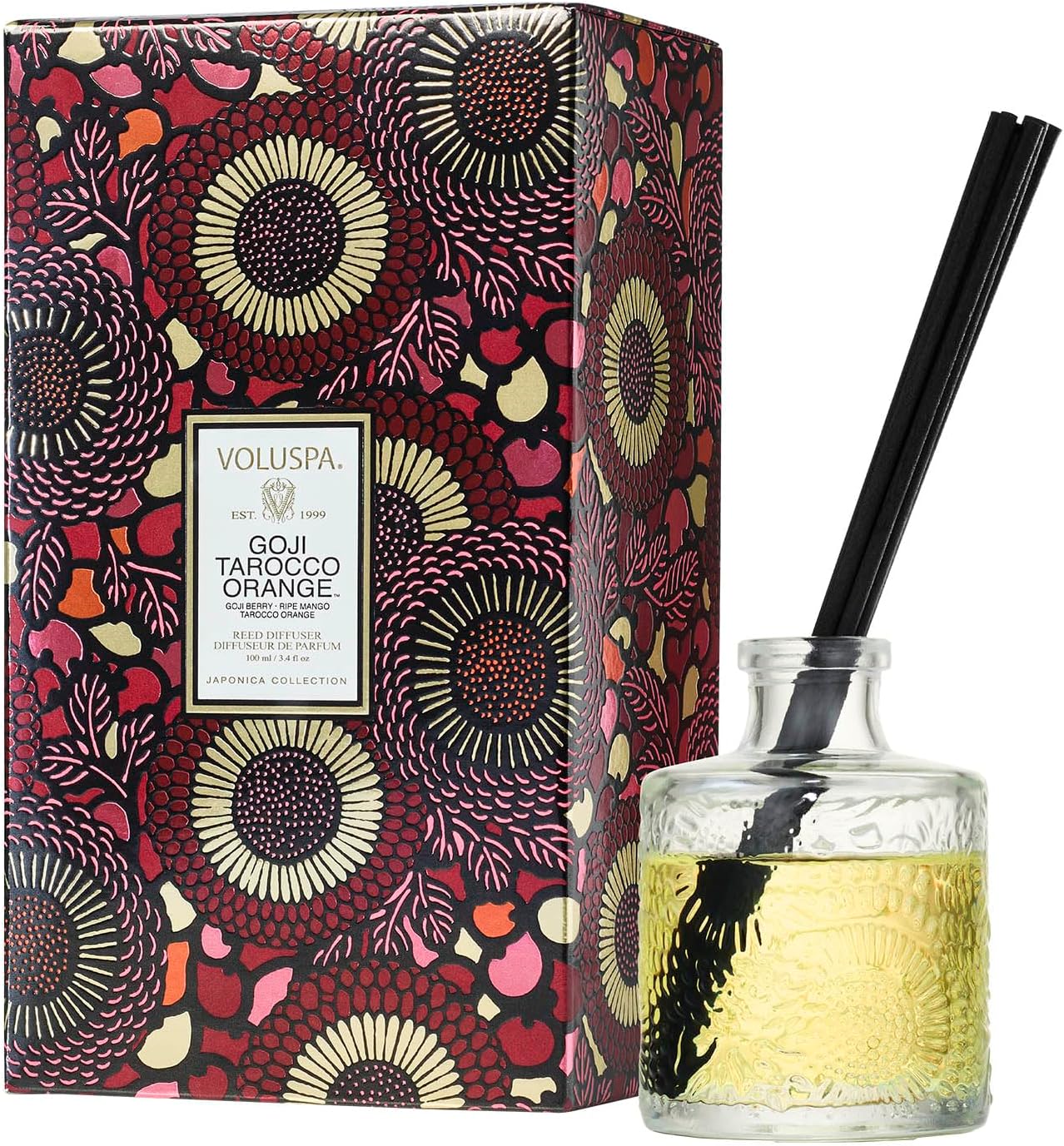 Voluspa Japonica Goji Berry Orange Reed Diffuser