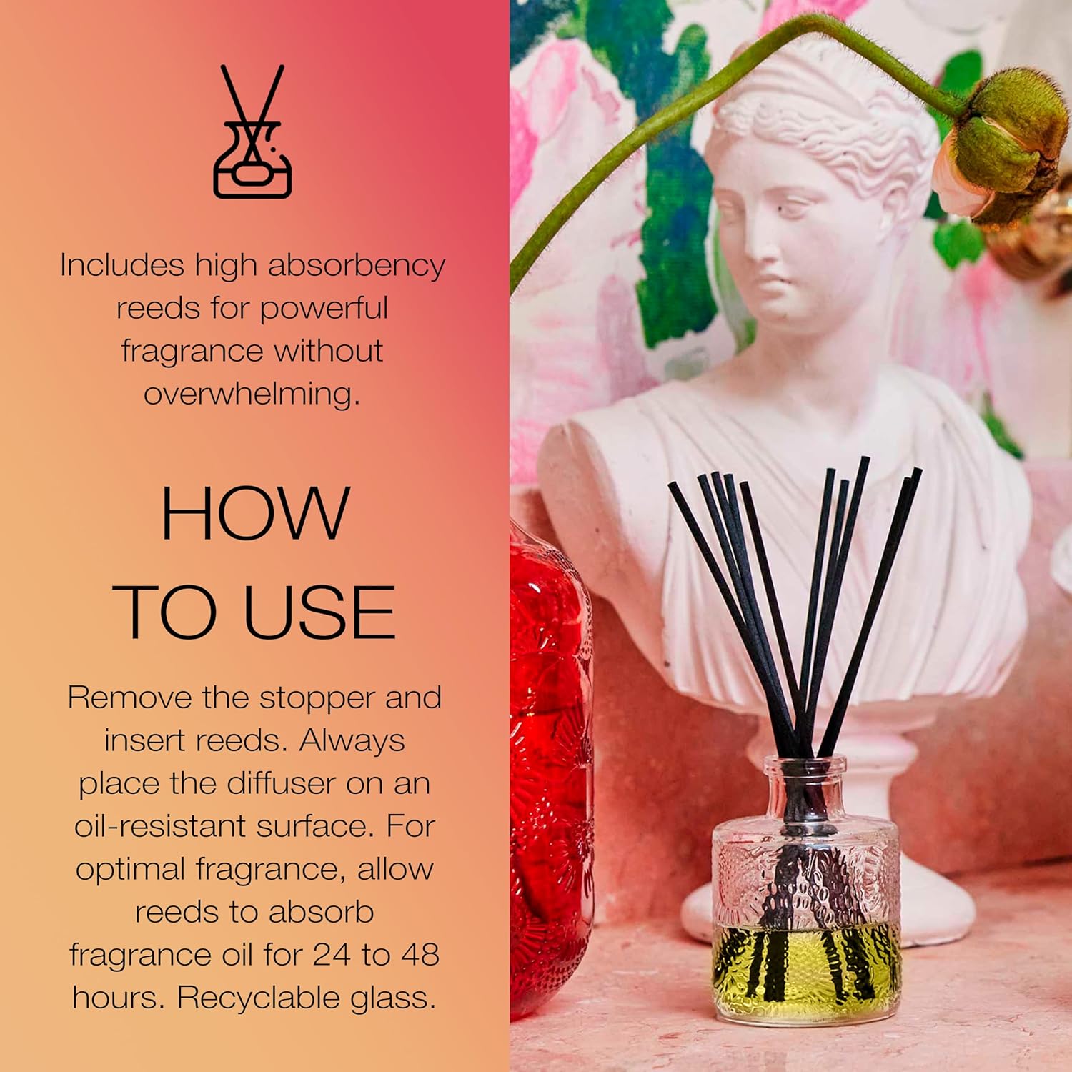 Voluspa Japonica Goji Berry Orange Reed Diffuser