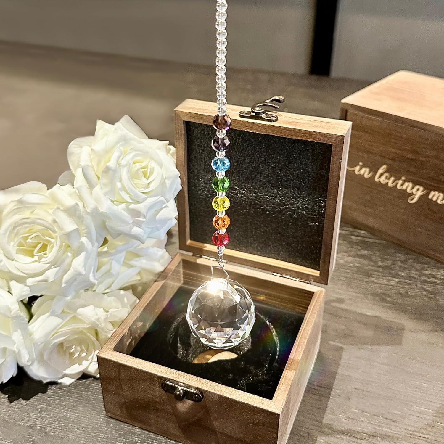 Vintacicle Decorative Hanging Ornament with Memory Box