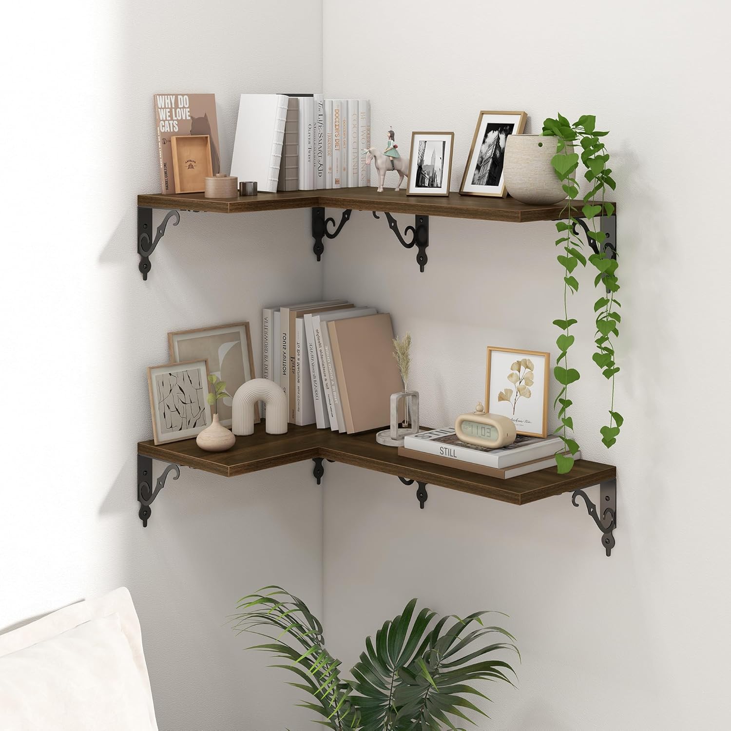 Fun Memories 16 Inch Deep Floating Shelves Set of 2