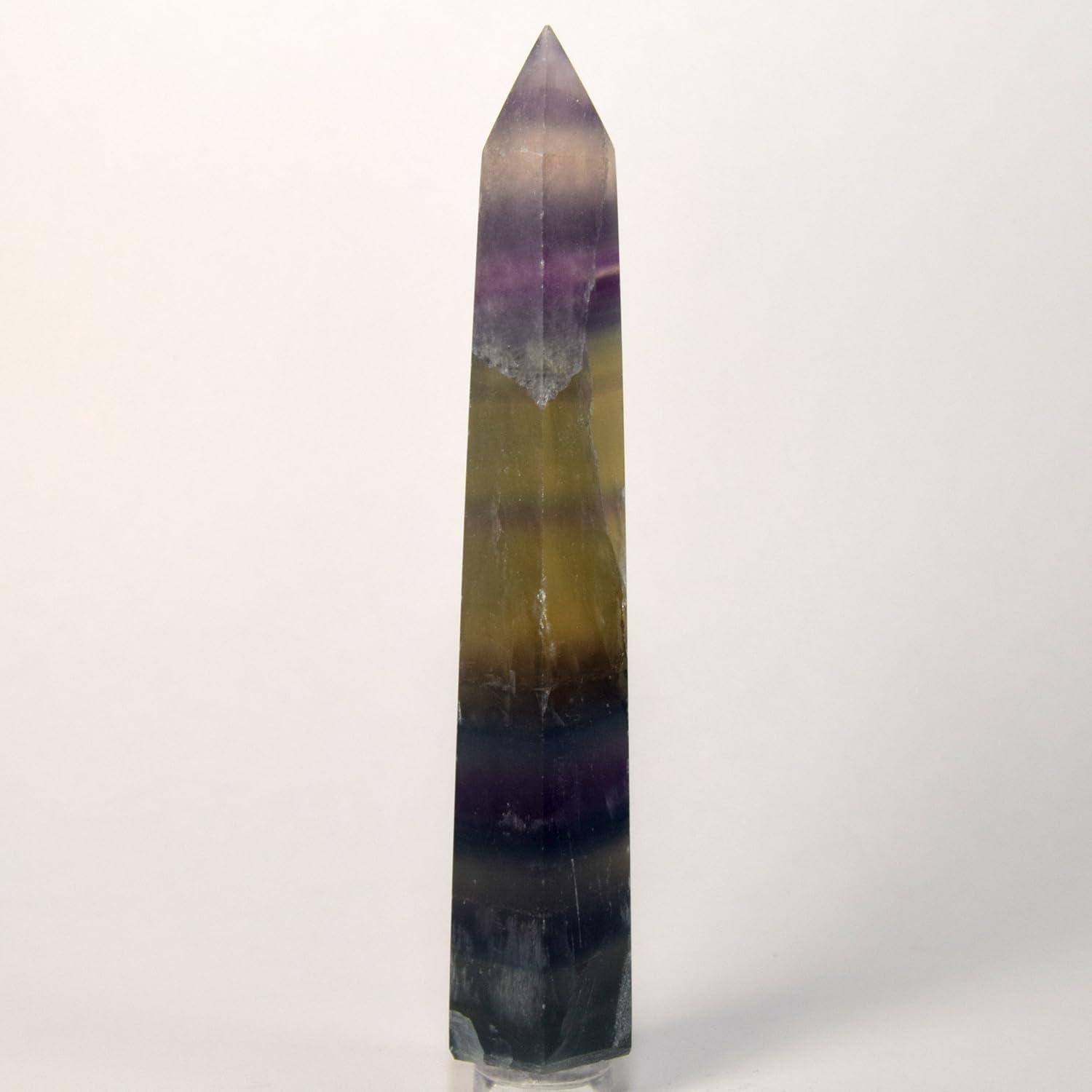 HQRP 45 Inch Fluorite Point Crystal Wand