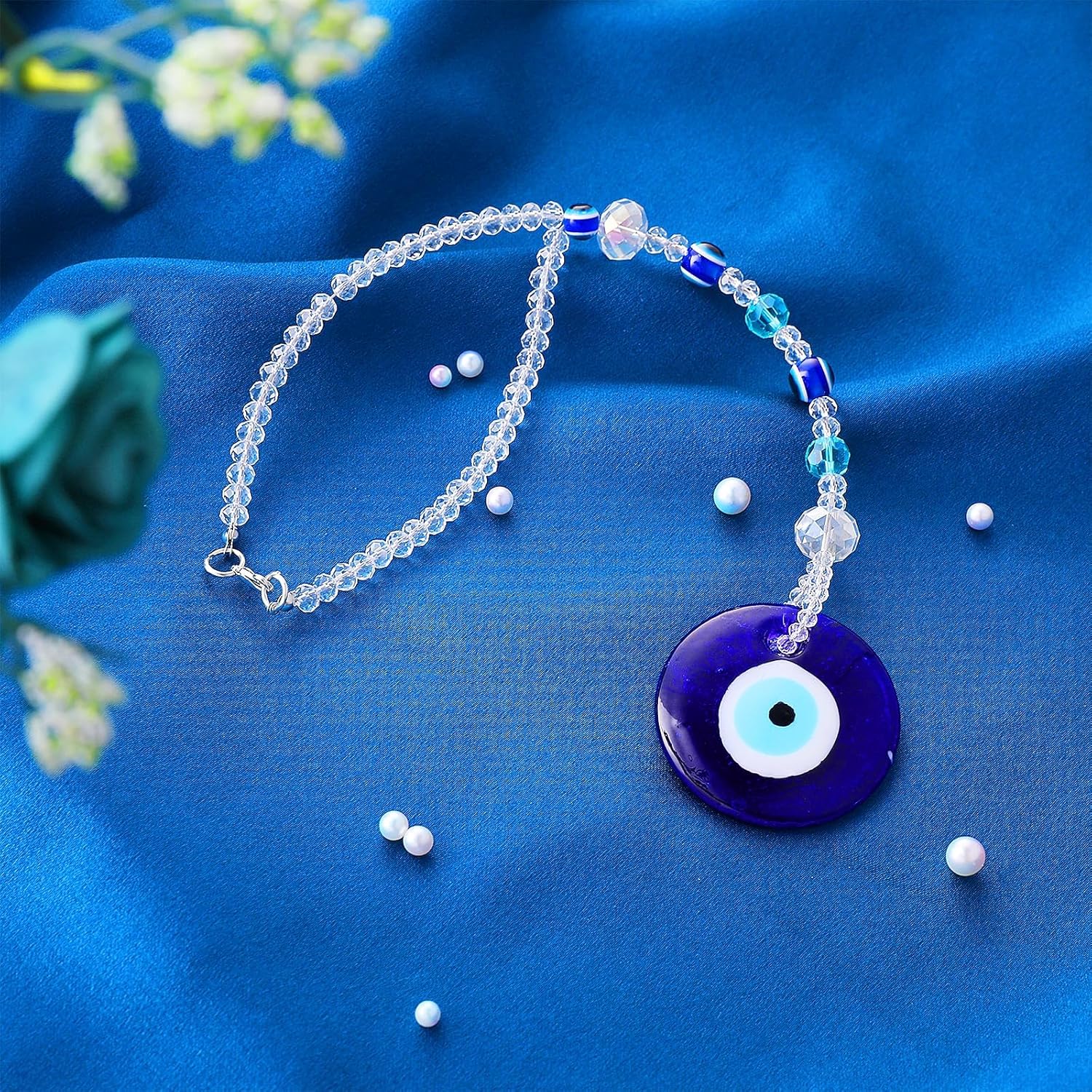 Evil Eye Car Hanging Blue Charm for Rear View Mirror