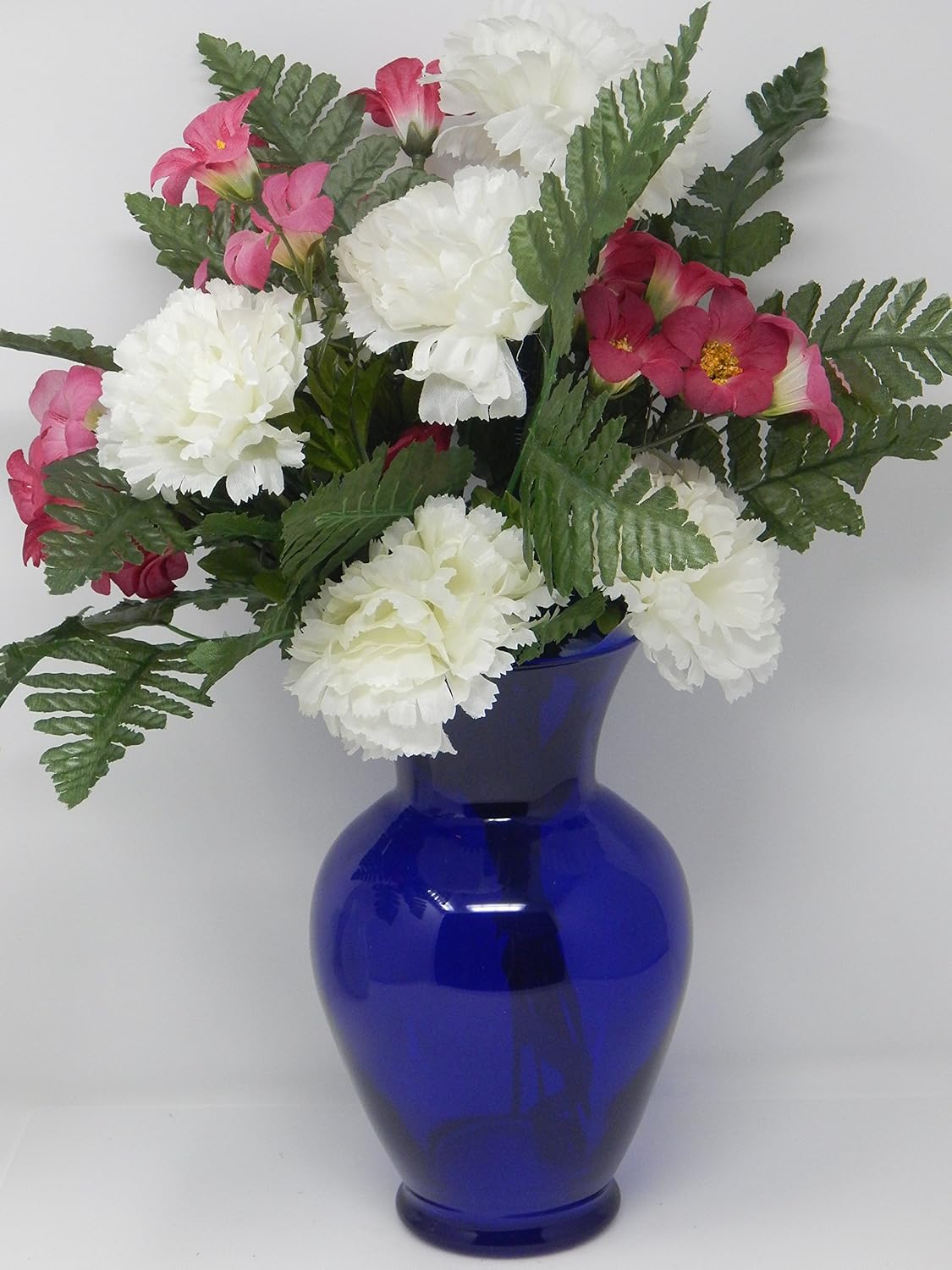 Floral Supply Online Spring Garden Vase with Booklet - Cobalt Blue