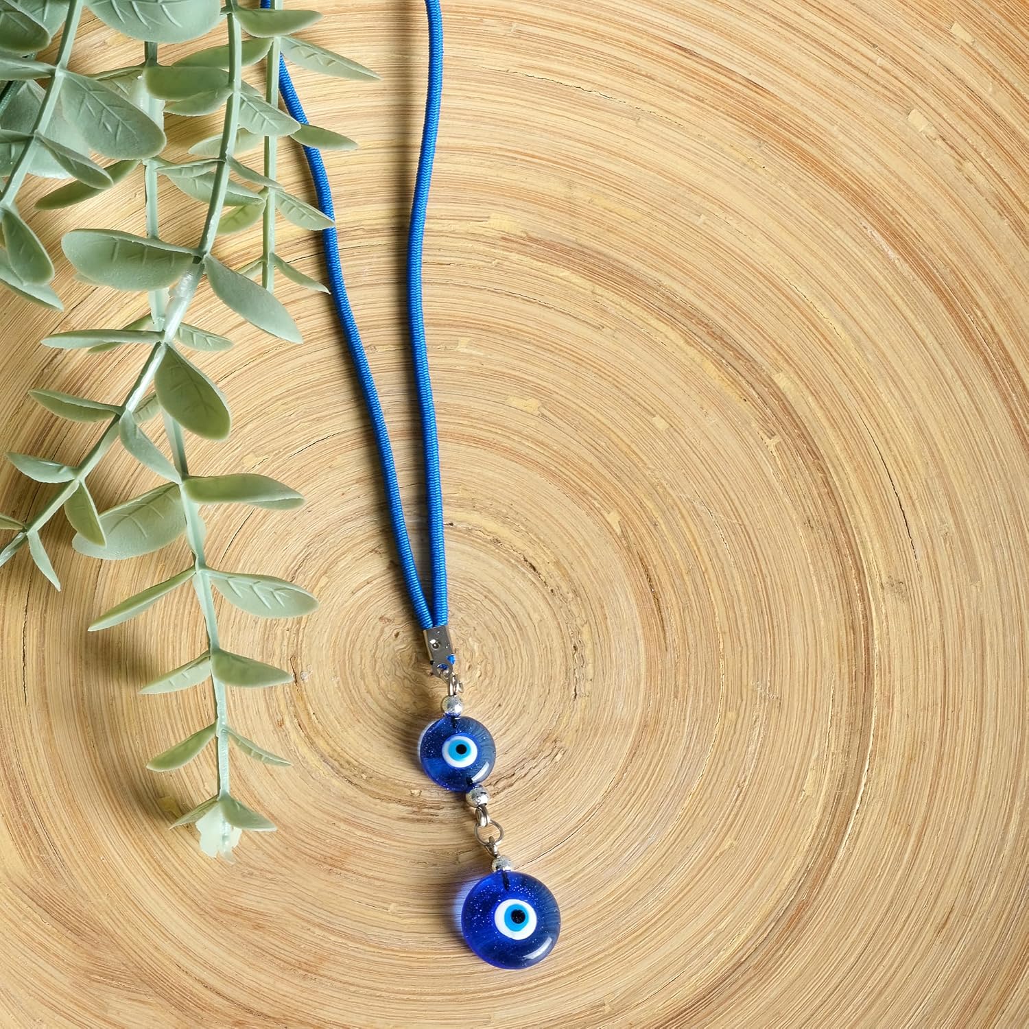 BCS Blue Evil Eye Charm Car Hanging Ornament