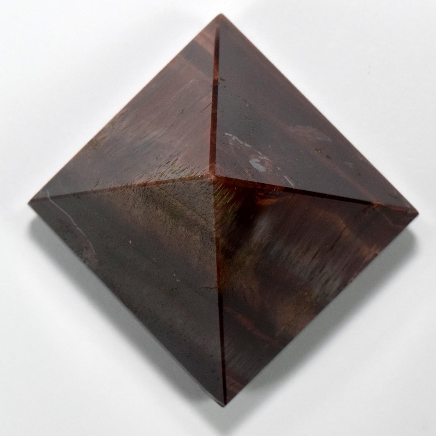 Red Tiger Eye Pyramid Crystal - 22 Inch