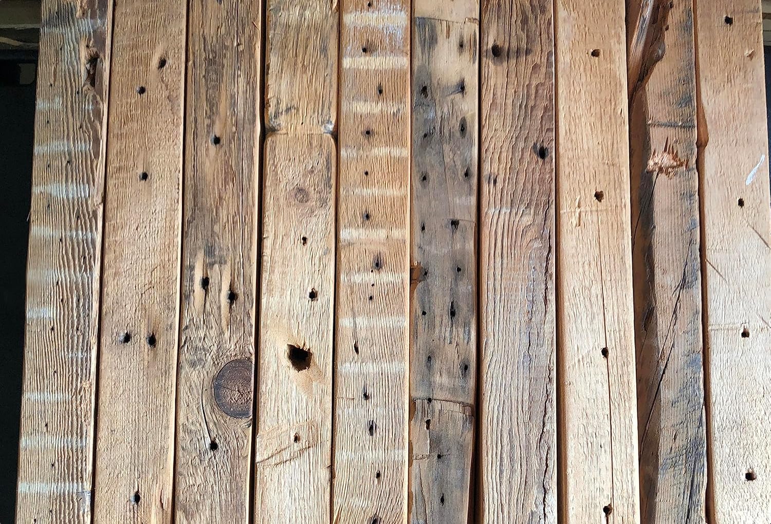 Urban Legacy Reclaimed Barn Beam Deep Shelves Set of 2