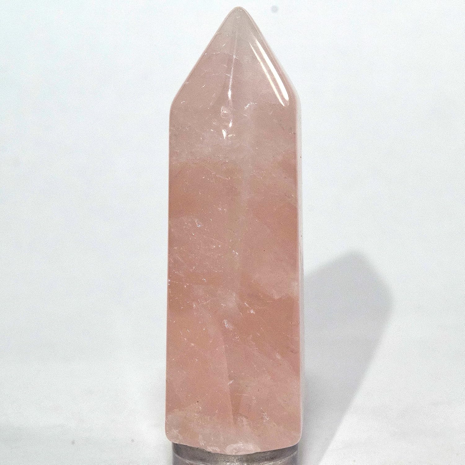 HQRP Rose Quartz Point Pink Lavender Sparkling Mineral Wand