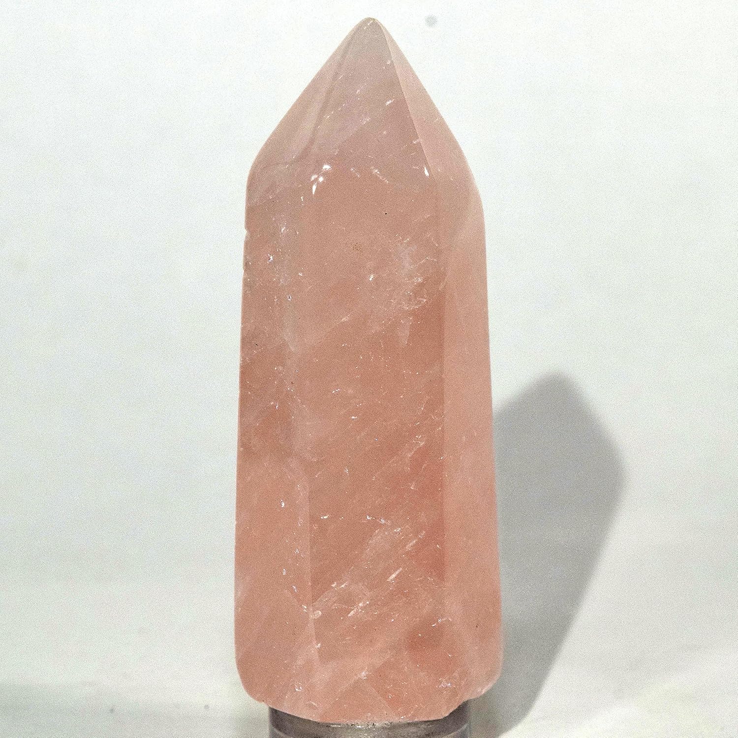 HQRP Rose Quartz Point Pink Lavender Sparkling Mineral Wand